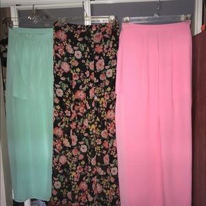 Three Maxi Skirts
